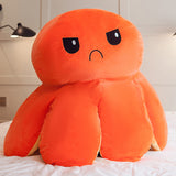 Double-sided Flip Face Octopus Changing Face Mood Trumpet Octopus Pillow Plushtoy