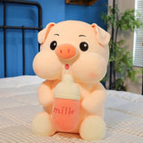 Milk Pig Stuffed Plush Doll Soft Piggy Pillow Cushion