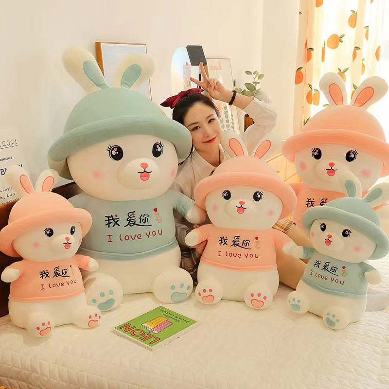 Cute Bunny With Cap Plush Toys – stojoy