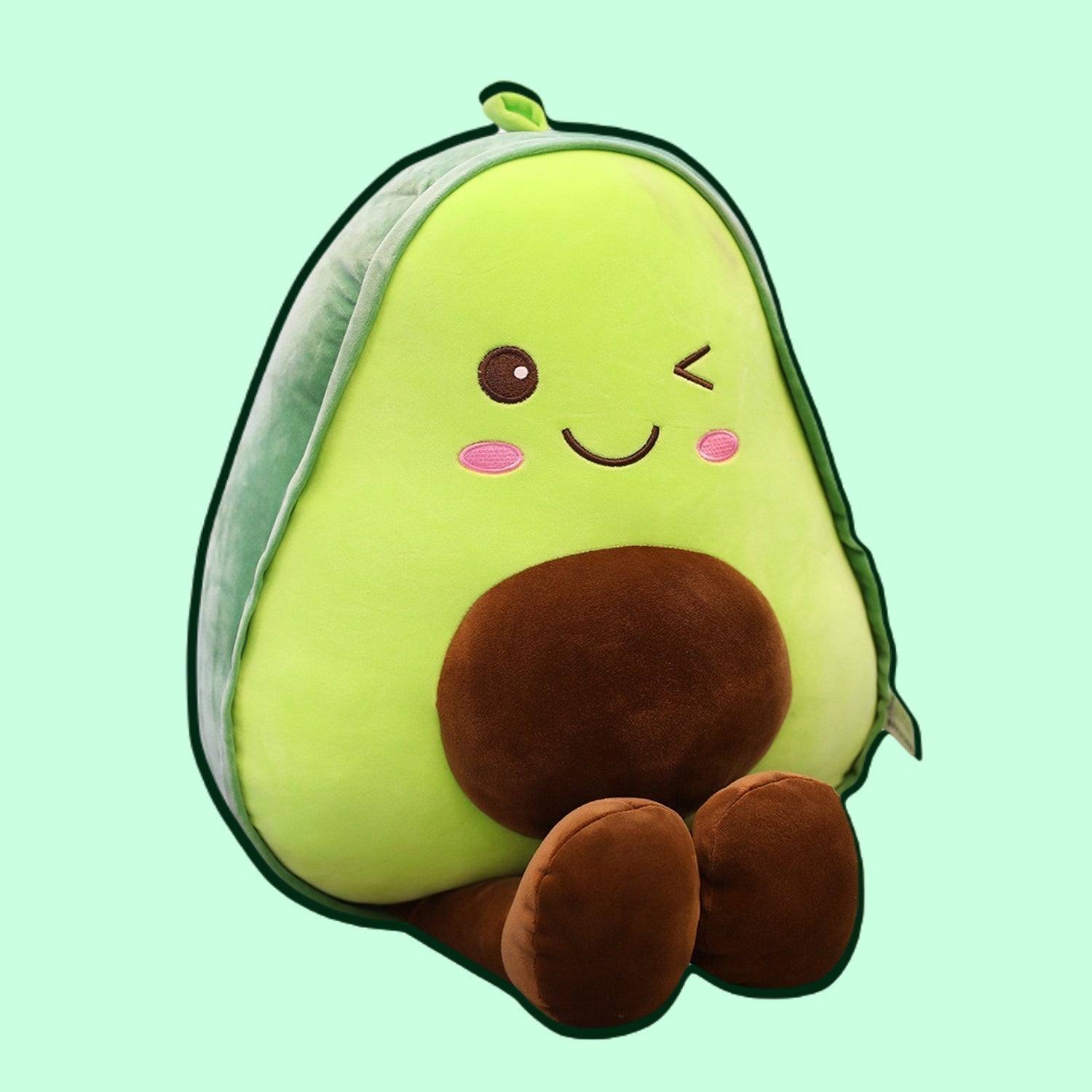 Adorable Avocado Kawaii Plush Pillow