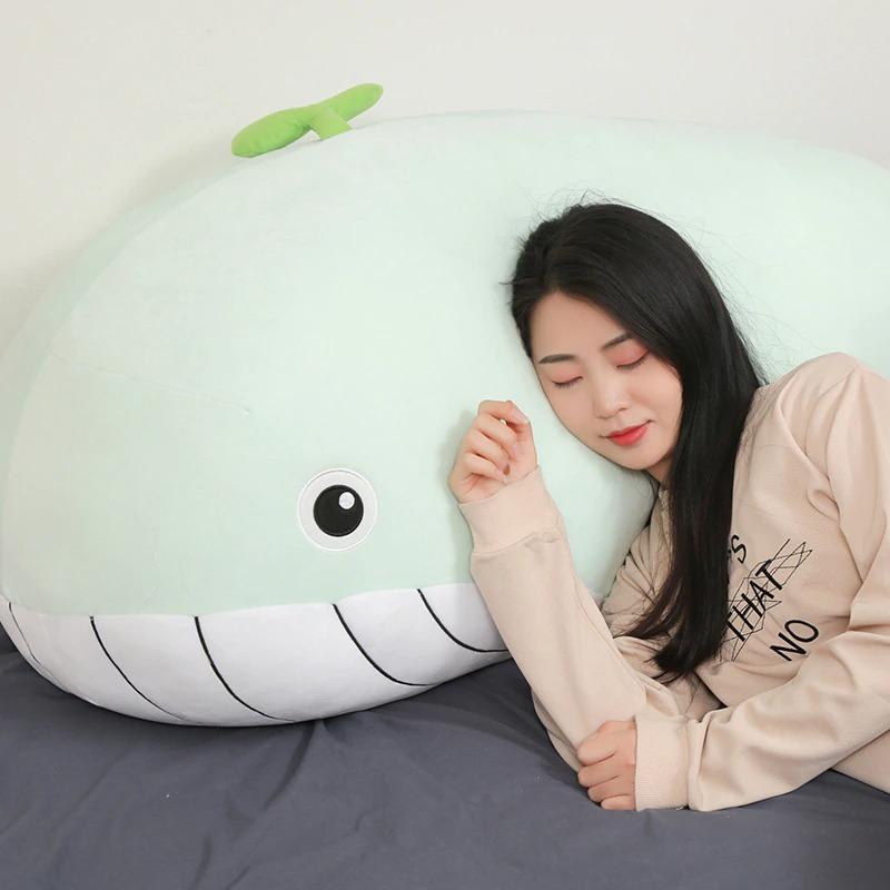 Giant Kawaii Whale soft Pillow Plush