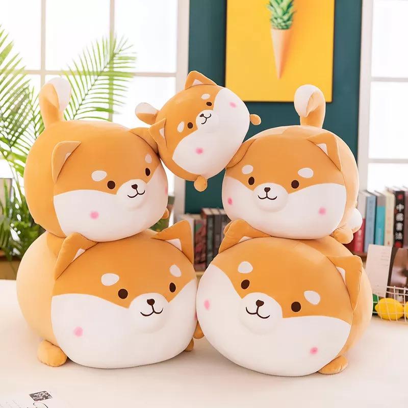 Fluffy Corgi & Shiba Inu Dog Plush Toys