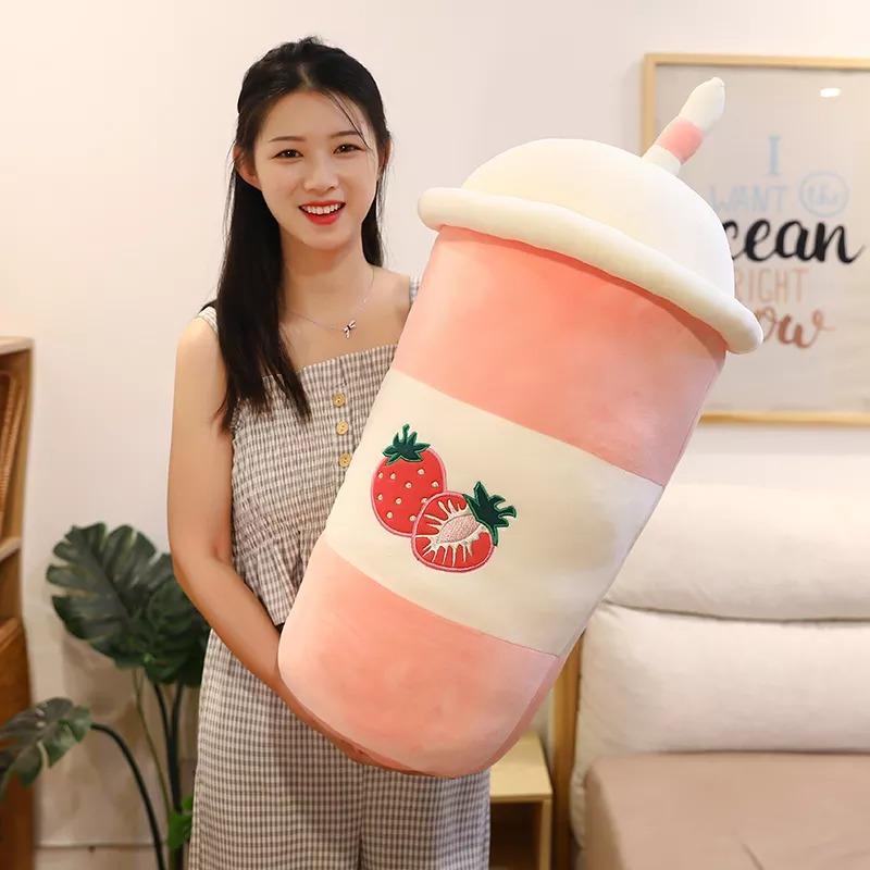 Fruit Milk Tea Cup Plush Toy